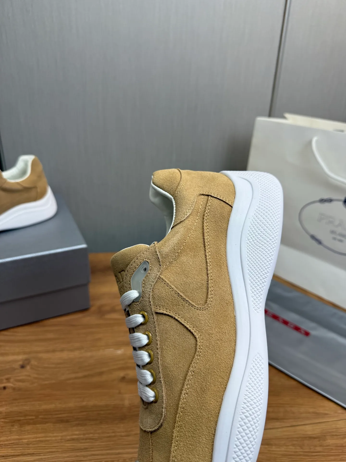 Men's shoes 💰540💰 [PRADA] Men's shoes are popular in the counter, official website is synchronized, 1 high-quality shipment ✔️Original frosted cowhide + cowhide lining, 1🆚1 replica, original sole, 38-45 (45 customized, non-refundable)